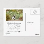 Weddenfoto Hartelijk dank Briefkaart (Achterkant)