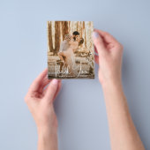 Weddenfoto Hartelijk dank Flyer (Hand)