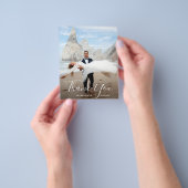 Weddenfoto Hartelijk dank Flyer (Hand)