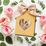 Weddenfoto Hartelijk dank Hart Sticker<br><div class="desc">Je foto en de woorden Dankjewel! In witte hoofdletters,  zijn deze kleine hartvormige stickers leuk om te gebruiken als envelopzegels,  op feestelijke gunsten,  en nog veel meer. Punten in ons collectie koppelen.</div>