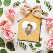 Weddenfoto Hartelijk dank Hart Sticker