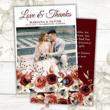 Weddenfoto Hartelijk dank voor de herfst Mix Flora