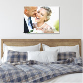 Weddenfoto Keepascanvas Canvas Afdruk (Insitu (Slaapkamer))