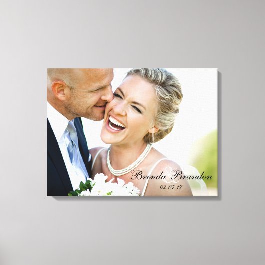Weddenfoto Keepascanvas Canvas Afdruk (Voorkant)
