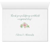 Weddenfoto, liefde in Bloom (Binenzijde Horizontaal (Onderkant))