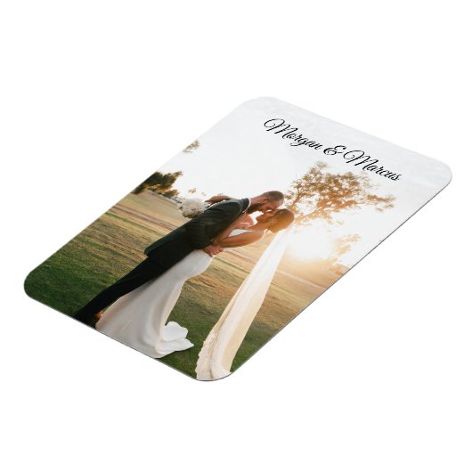 Weddenfoto Magneet (Linkerzijde)