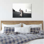 Weddenfoto Memory Newly Weds Keepomwille Canvas Afdruk (Insitu (Slaapkamer))