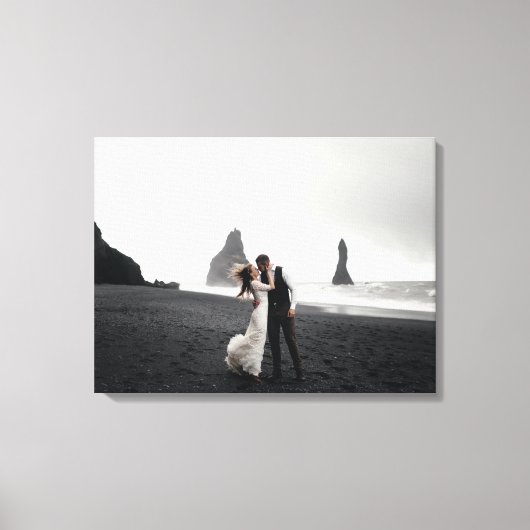 Weddenfoto Memory Newly Weds Keepomwille Canvas Afdruk (Voorkant)