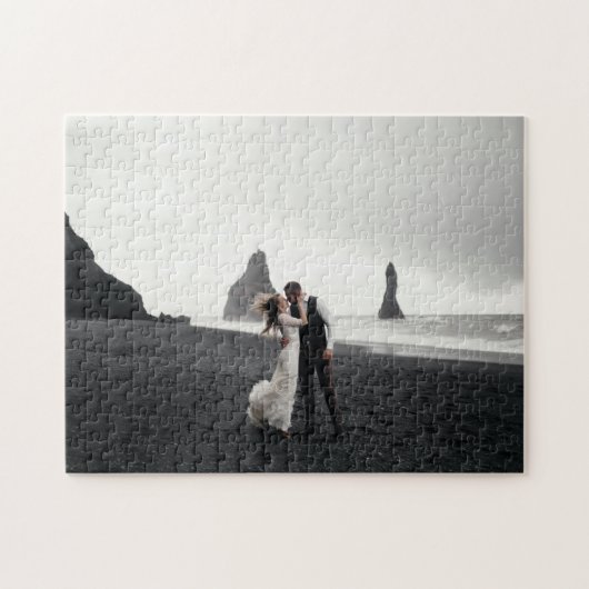 Weddenfoto Memory Newly Weds Keepomwille Legpuzzel (Horizontaal)