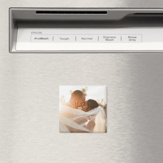 Weddenfoto Memory Newly Weds Keepomwille Magneet (Insitu (Vaatwasser))