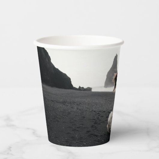 Weddenfoto Memory Newly Weds Keepomwille Papieren Bekers (Voorkant)