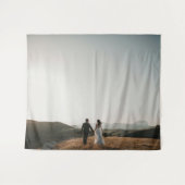 Weddenfoto Memory Newly Weds Keepomwille Wandkleed (Voorkant (horizontaal))