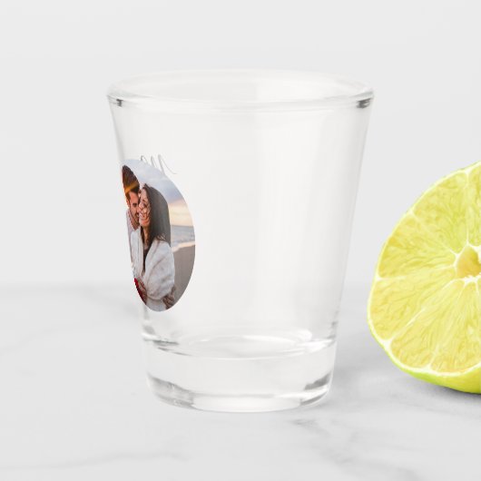 Weddenfoto Persoonlijk Shot Glass Favor Shot Glas (Rechts)