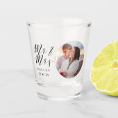 Weddenfoto Persoonlijk Shot Glass Favor Shot Glas (Voorkant)