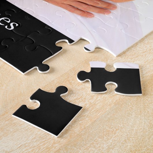 Weddenfoto Puzzle Legpuzzel (Zijkant)