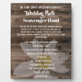 Weddenfoto Scavenger Hunt Fotoplaat (Voorkant)