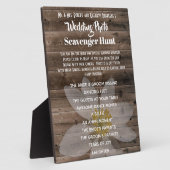 Weddenfoto Scavenger Hunt Fotoplaat (Zijkant)