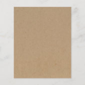 Weddenfoto Scavenger Hunt I Spy Game Kraft Flye Flyer (Achterkant)