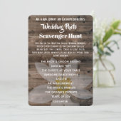 Weddenfoto Scavenger Hunt Kaart (Staand voorkant)