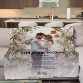 Weddenfoto Song lyrics Fleece Blanket