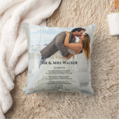 Weddenfoto Song-Sierkussen Kussen (Deken)