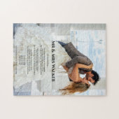 Weddenfoto Song-tekst Legpuzzel (Horizontaal)