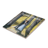 Weddenfoto Tegeltje (Zijkant)