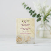 Weddenfoto Visitekaartje (Staand voorkant)