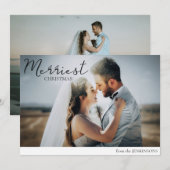 Weddenfoto's De meest feestelijke Kaart voor kerst (Voorkant / Achterkant)
