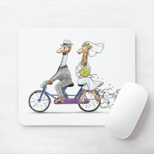 Weddengiraffen Muismat (Met muis)