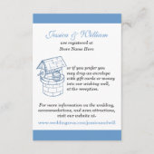 Weddengoed & website - Aangepaste kaart (Voorkant)