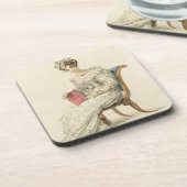 Weddenjassen, mode bord van Ackermann's Repo Onderzetter (Linkerzijde)