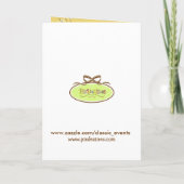 Weddenkaarten met bloesems (Achterkant)