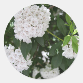 Weddenkers  White Mountain Laurel Ronde Sticker