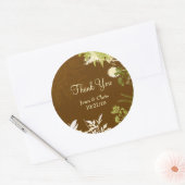 Weddenlabel Ronde Sticker (Envelop)