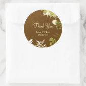 Weddenlabel Ronde Sticker (Tas)