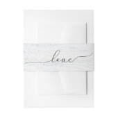 Weddenlieftekst op wit hout uitnodigingen wikkel (Voorkant Voorbeeld)