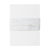 Weddenlieftekst op wit hout uitnodigingen wikkel (Achterkant Voorbeeld)