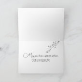 Weddenlieftekst op zwart kaart (Binnen)