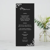 Weddenmenu Damask Menu (Staand voorkant)