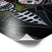 Weddenpardag van het dode schilderij foto afdruk (Hoek)