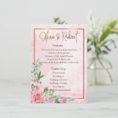 Weddenprogramma (Staand voorkant)