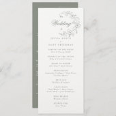 Weddenprogramma (Voorkant / Achterkant)