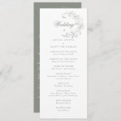 Weddenprogramma (Voorkant / Achterkant)