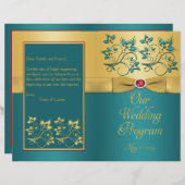 Weddenprogramma (Voorkant / Achterkant)