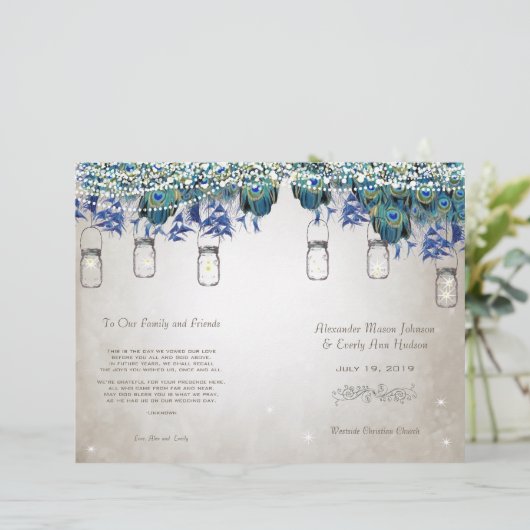 Weddenprogramma (Staand voorkant)