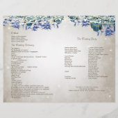 Weddenprogramma (Achterkant)