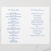 Weddenprogramma | Blue Adirondack Beach Chairs (Achterkant)