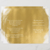 Weddenprogramma Gold Paint Kijk (Voorkant / Achterkant)