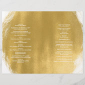 Weddenprogramma Gold Paint Kijk (Achterkant)